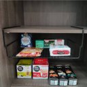Ver imagem 4 de Cesto Aramado Prateleira 43cm Grande Organizador De Encaixe Preto