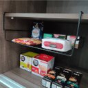 Ver imagem 5 de Cesto Aramado Prateleira 43cm Grande Organizador De Encaixe Preto