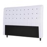 Cabeceira  King Size Dama 195cm para Box 193cm Estofada Tecido PVC Simbal - 2