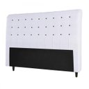 Ver imagem 2 de Cabeceira King Size Dama 195cm para Box 193cm Estofada Tecido PVC Simbal