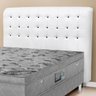 Cabeceira  King Size Dama 195cm para Box 193cm Estofada Tecido PVC Simbal - 1
