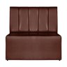 Sofá Booth 1,2m Lanchonete Pizzaria Restaurante Marrom - 1