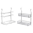 Ver imagem 1 de KIT UTENSILIOS CROMADO PARA PAREDE DE COZINHA