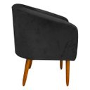Ver imagem 4 de Kit 2 Poltronas Stella Peach Preto - D'Rossi