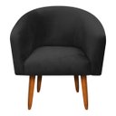 Ver imagem 3 de Kit 2 Poltronas Stella Peach Preto - D'Rossi
