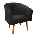 Ver imagem 2 de Kit 2 Poltronas Stella Peach Preto - D'Rossi