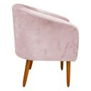 Ver imagem 3 de Kit 2 Poltronas Stella Peach Rose - D'Rossi