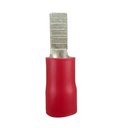 Ver imagem 3 de Kit 100 Terminais Pre Isolado Pino Chato 10mm Vermelho