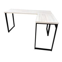 Mesa de Escritório em L Madeira 150x128 Reforçado Amantea/preto - 2