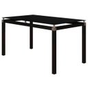 Ver imagem 4 de Conjunto de Mesa Malva Vidro Preto de 140 Cm com 6 Cadeiras 118 Preto Artefamol