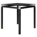 Ver imagem 3 de Conjunto de Mesa Malva 75cm Vidro Preto e 4 Cadeiras 118 Preto Artefamol