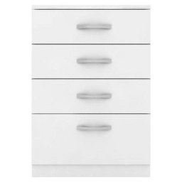 Cômoda Astral 4 Gavetas Branco Demóbile - 2