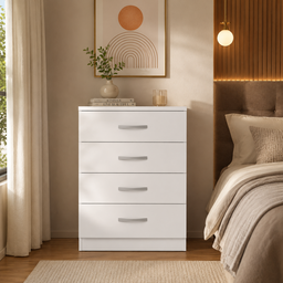 Cômoda Astral 4 Gavetas Branco Demóbile - 4