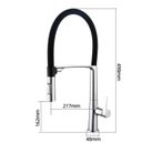 Ver imagem 3 de Torneira Monocomando Gourmet Flex Pro Casavilla Cinza