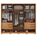 Ver imagem 3 de Guarda-Roupa 6 Portas 6 Espelhos com Pé Atrice Demartez Amendola Touch