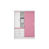 Guarda-roupa Demóbile Slim com 2 Portas e 3 Gavetas - 3
