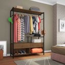 Ver imagem 1 de Guarda-Roupa Closet Modulado Barcelona Artefamol Sf Preto
