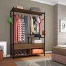 Guarda-Roupa Closet Modulado Barcelona Artefamol Sf Preto - 1