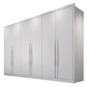 Ver imagem 4 de Guarda-Roupa Casal 6 Portas e 6 Gavetas 100% MDF Reno Branco
