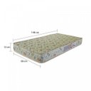 Ver imagem 2 de Colchão Infantil Luckspuma para Mini Cama 68x148x12cm D18 Baby Urso