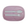 Kit Lancheira Infantil Dupla Camada Capacidade 1600ml Alca Talher My Melody - 3