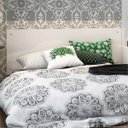 Ver imagem 1 de Painel de Cabeceira Casal Modena Branco Demobile