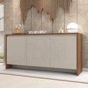 Ver imagem 1 de Buffet 03 Portas 01 Gaveta Madrid Cedro Off White Casa D