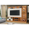 Home Estante Dinamarca com Espelho para TV até 65 Polegadas Mavaular Naturalle-Off - 2