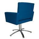 Ver imagem 4 de Poltrona Decorativa Camila Pés Metal Giratório Suede Azul Royal - DS Estofados