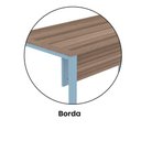 Ver imagem 2 de Mesa Escritório 1500x700x750mm M150-70pe40tub Walnut-azul Dali