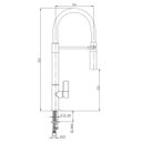 Ver imagem 2 de Misturador Monocomando para Cozinha Linea Cox Paini