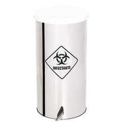 Lixeira Coleta Seletiva Pedal 100l de Aço Inox - Amarelo - 4
