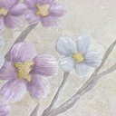 Ver imagem 2 de Papel de Parede Floral Lilás e Bege com Cola Inclusa