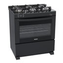 Ver imagem 1 de Fogao 6 Bocas Venax Delplus Vitreo Bl Preto Fosco Gas Glp