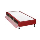 Ver imagem 1 de Cama Box Closet Solteiro Poli Tecido Wine (78x188x27) - Castor