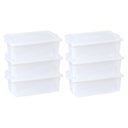 Ver imagem 1 de Kit 6 Caixas para Cozinha Empilháveis 24,5l Branco