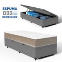 Ver imagem 2 de Cama Box Baú com Colchão de Espuma D33 Double Face Belin Solteiro 88cm