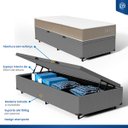 Ver imagem 5 de Cama Box Baú com Colchão de Espuma D33 Double Face Belin Solteiro 88cm