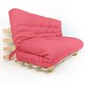 Sofa Cama Futon Oriental King Goiaba Madeira Maciça Pinus Natural Sem Pintura - 1