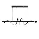 Ver imagem 1 de Pendente Horizontal Espiral Led Preto Escritorio Bet26