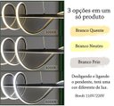 Ver imagem 6 de Pendente Horizontal Espiral Led Preto Escritorio Bet26
