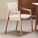 Ver imagem 4 de Cadeira para Sala de Jantar Estar Living Giorgia B04 Suede Bege - Lyam Decor