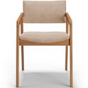 Ver imagem 5 de Cadeira para Sala de Jantar Estar Living Giorgia B04 Suede Bege - Lyam Decor