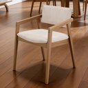Ver imagem 3 de Cadeira para Sala de Jantar Estar Living Giorgia B04 Suede Bege - Lyam Decor