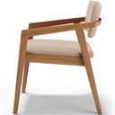 Ver imagem 7 de Cadeira para Sala de Jantar Estar Living Giorgia B04 Suede Bege - Lyam Decor