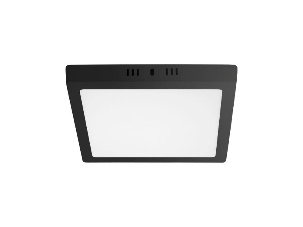 Plafon Led Sobrepor Quadrado 18w 4000k Preto - 3