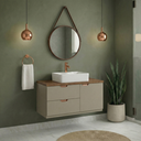 Ver imagem 3 de Conjunto Gabinete para Banheiro Suspenso Modena 100cm