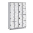 Ver imagem 7 de Armário Guarda Volume Aço 16 Portas C/ Tranca e Espaço Cor:bege