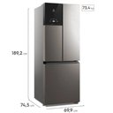 Ver imagem 2 de Refrigerador Frost Free 480l 3 Pts Inverter Im7s Electrolux