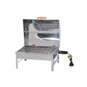 Ver imagem 3 de Churrasqueira Elétrica a Bafo com Tampa Portátil Inox 430